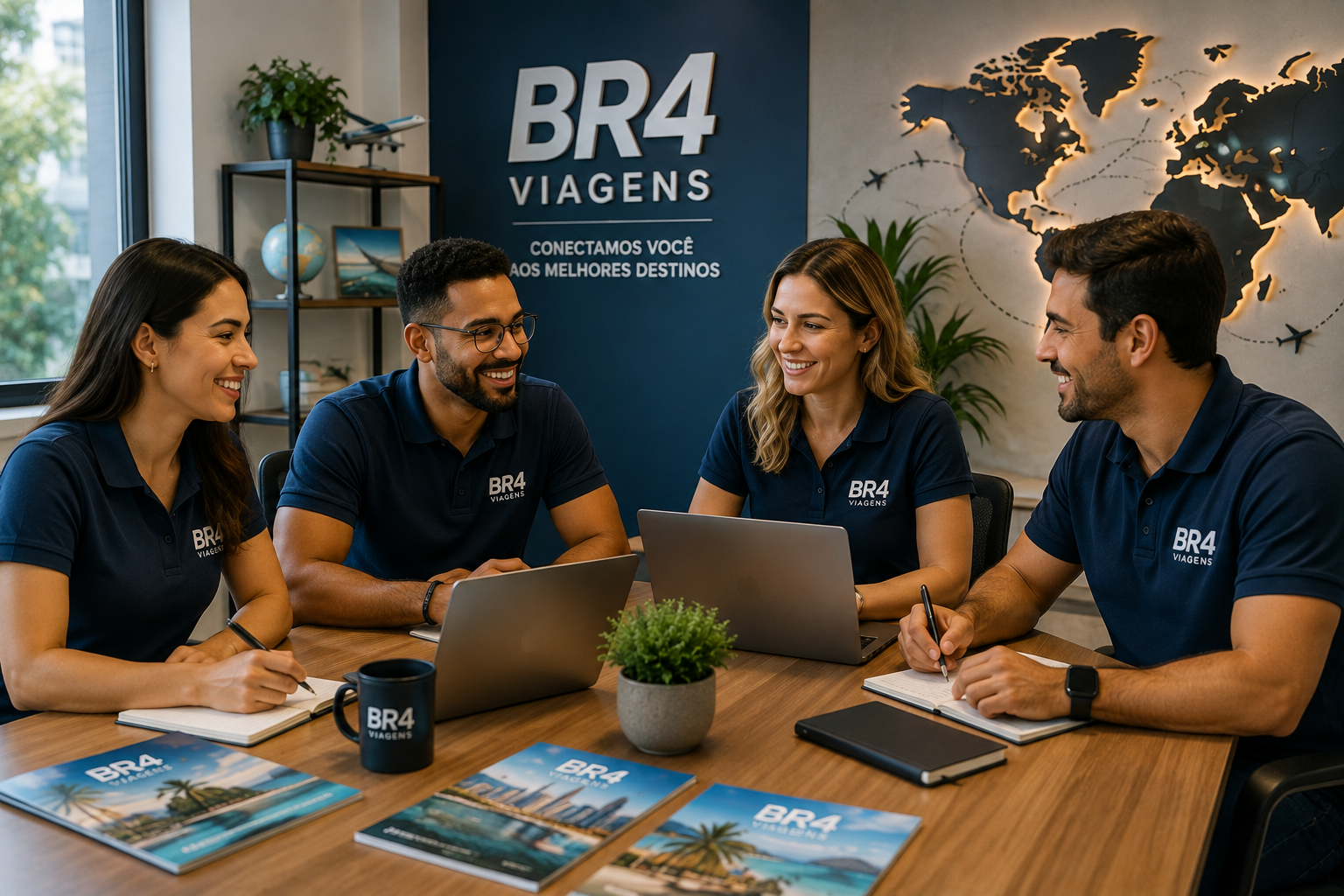 Equipe de suporte BR4 Viagens
